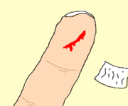 Paper cut
